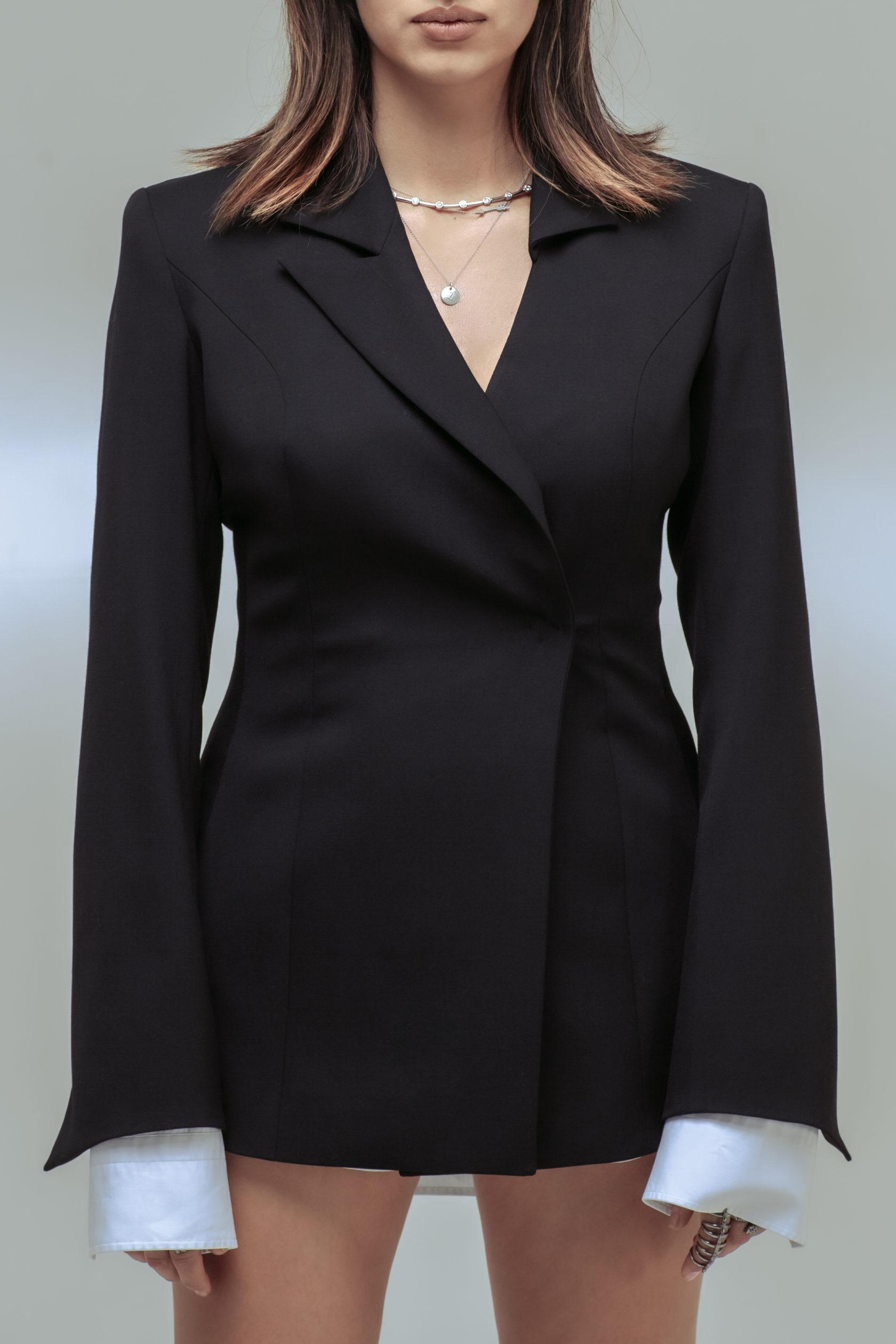 Fitter double-breasted blazer