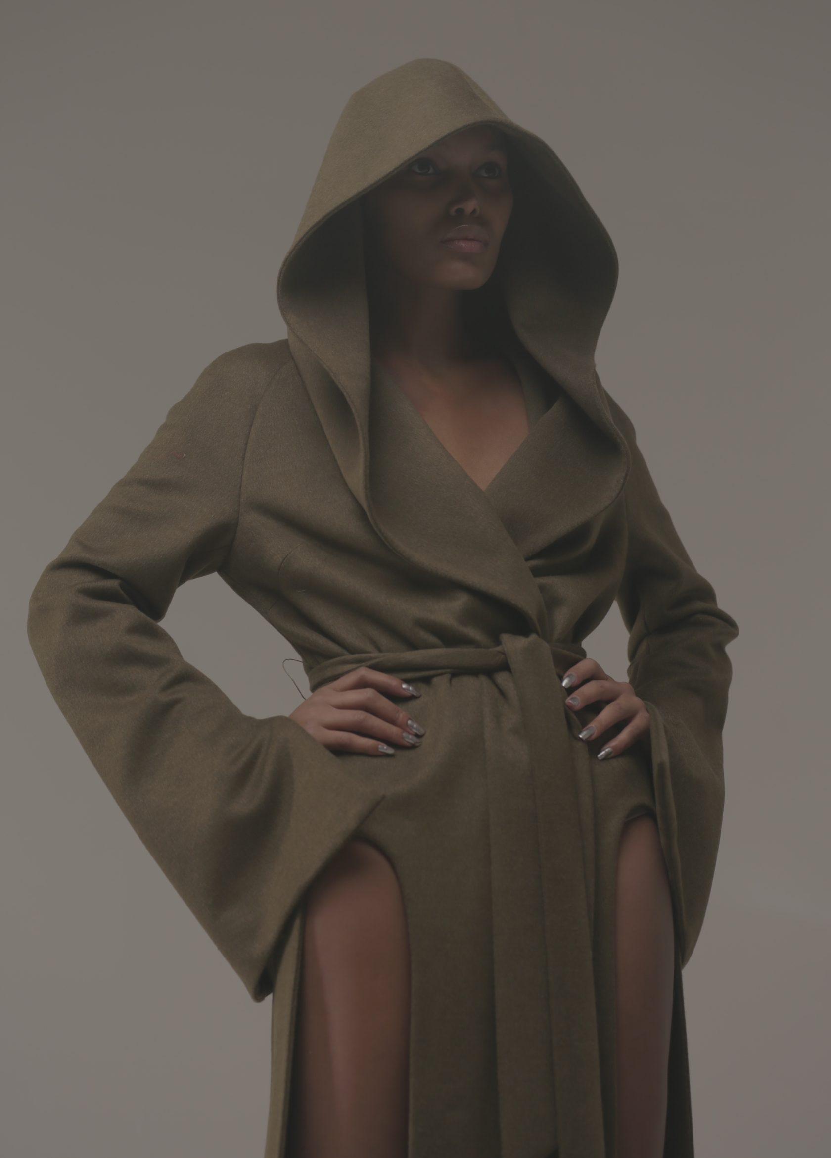 Short coat — khaki