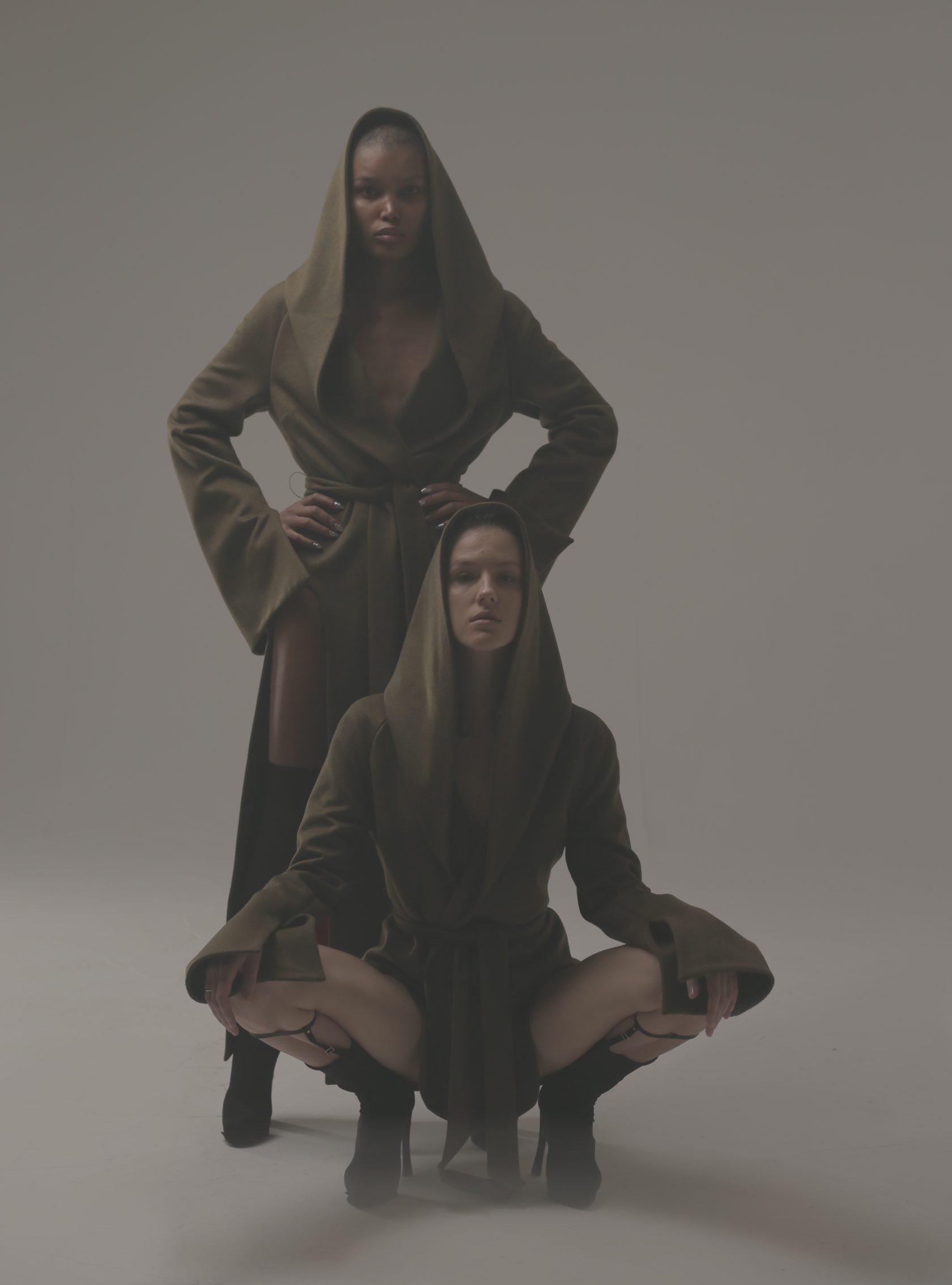 Short coat — khaki